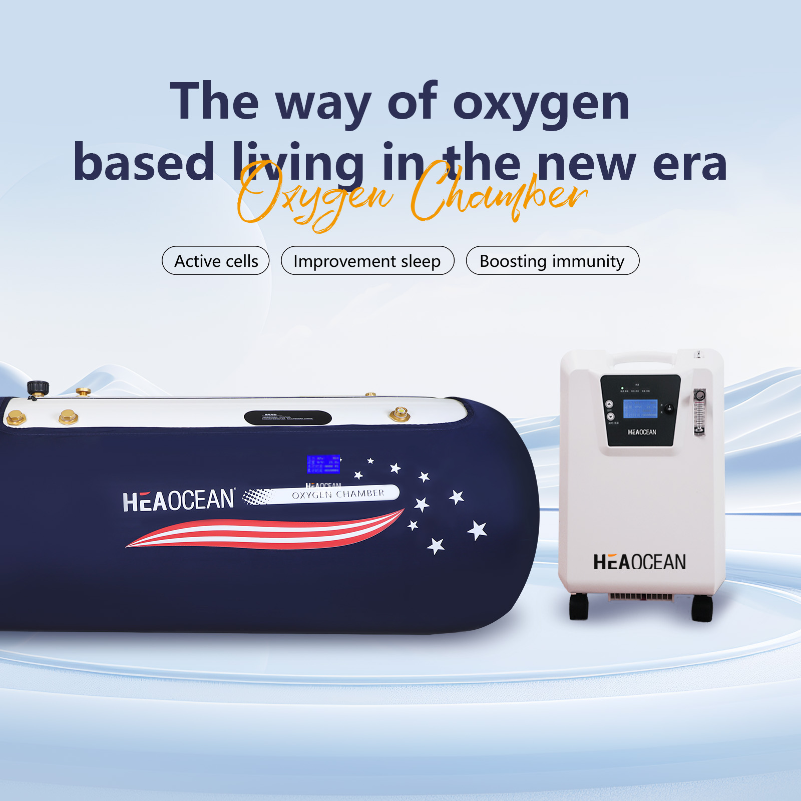 HL-300 HEAOCEAN  Mild Hyperbaric Oxygen Chamber Lying Type - View 5