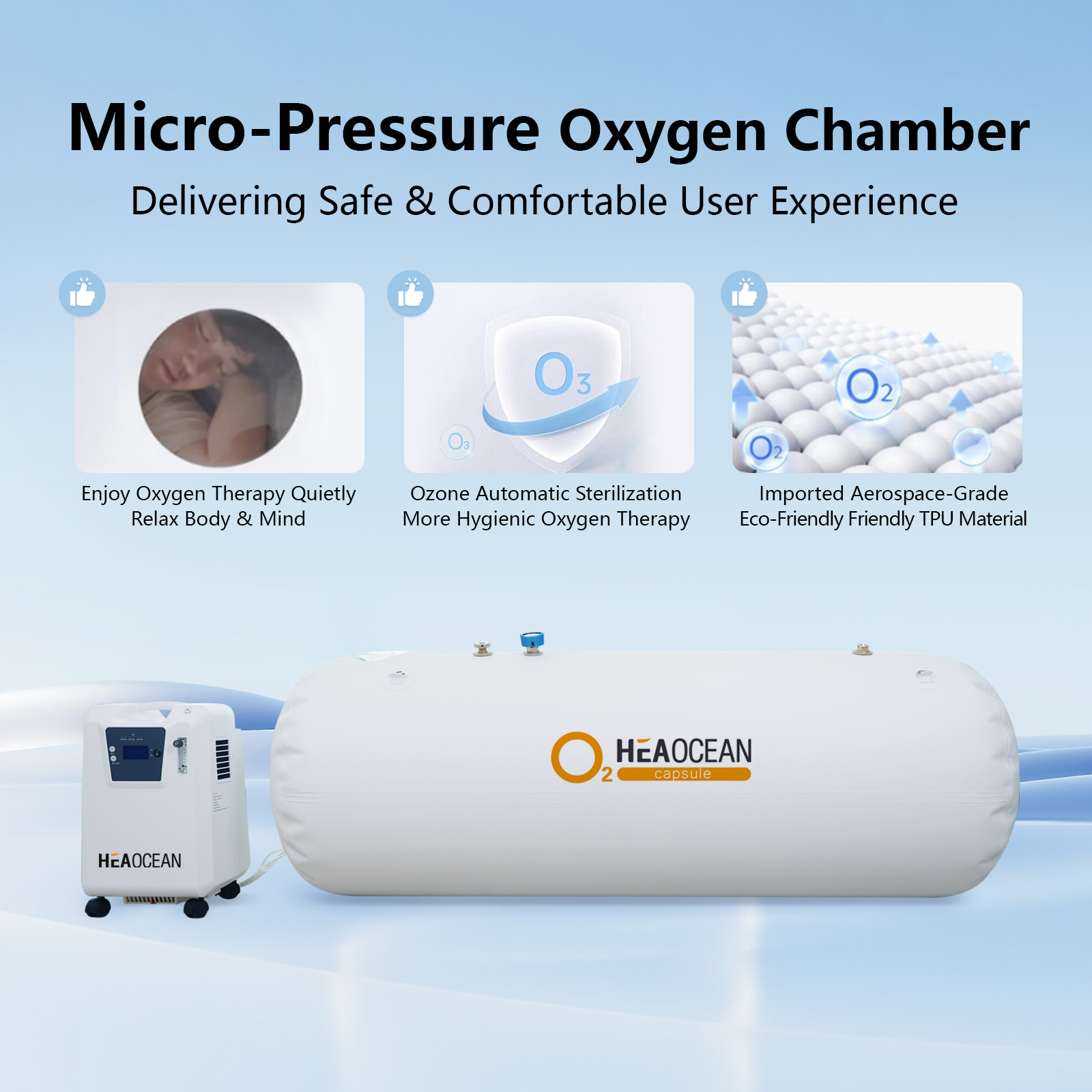 Hyperbaric Oxygen Chamber mHbot Sitting Cabin for Home Use 1.3-1.5ATA - View 2