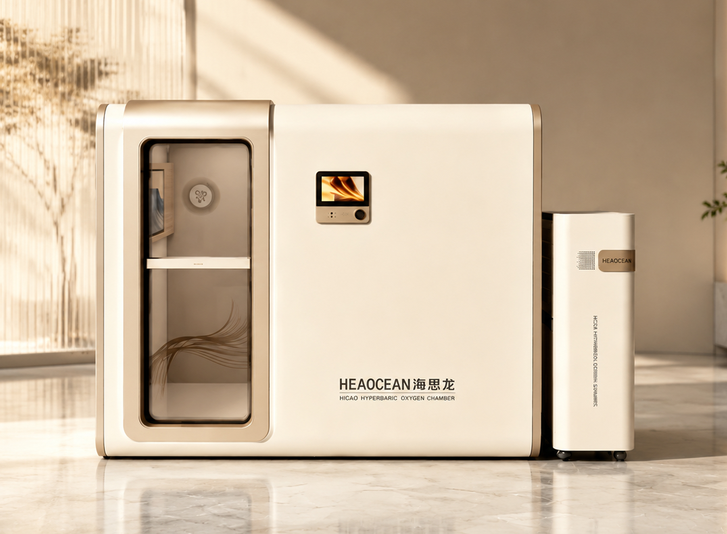 Hard Hyperbaric Oxygen Chamber with  Two Seats - View 2