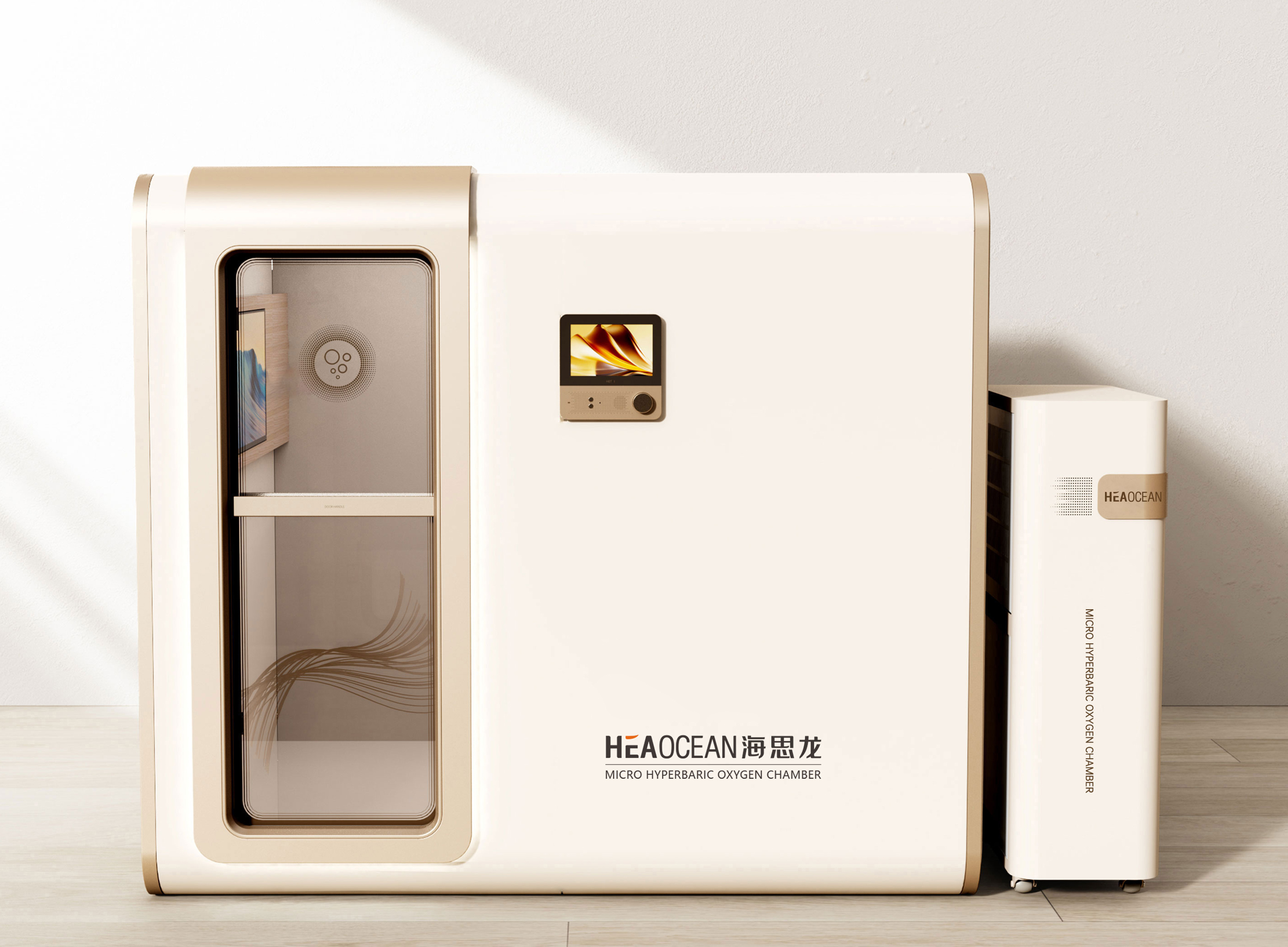 Hard Hyperbaric Oxygen Chamber with  Two Seats - View 3