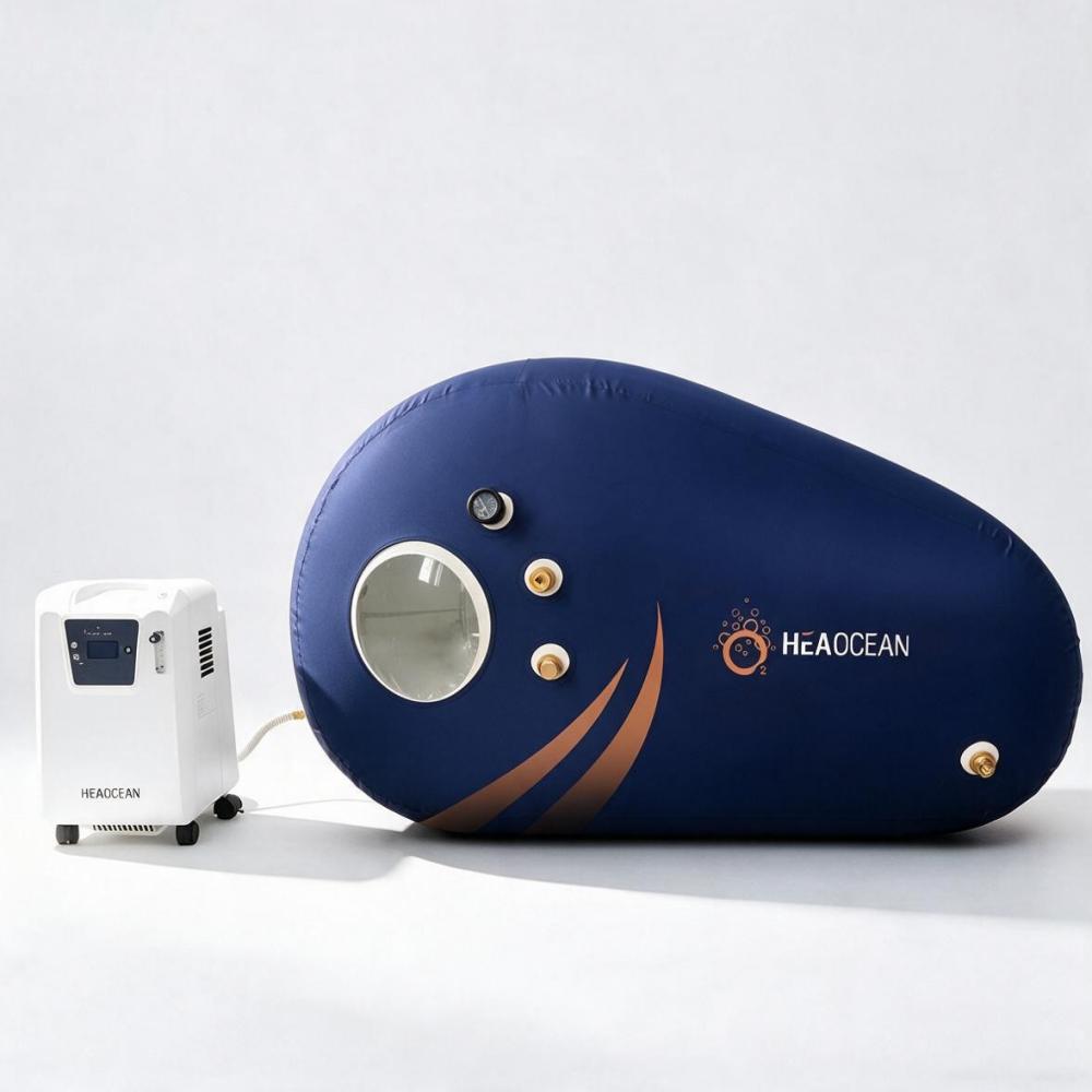 Sitting & Lying Hyperbaric Chamber – Navy Blue, Portable Soft Shell